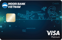 Thẻ tín dụng Woori Visa Platinum
